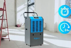 Déshumidificateur d'air industriel Hexwelt 138L/24H réservoir 10L absorbeur d'humidité 1 pièce.