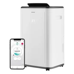 Déshumidificateur mobile intelligent - SENCOR - SDH 2028WH - 360 W - 20 L/jour - Réservoir : 6 L - 2 vitesses - Blanc