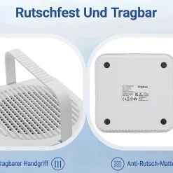 Déshumidificateur NETTLIFE 1400 ml avec minuterie et d'ambiance (blanc)