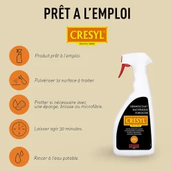 Désinfectant bactéricide fongicide Cresyl Spado 500ml