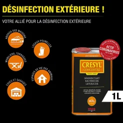 Désinfectant bactéricide fongicide 1L, Cresyl Spado