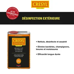 Désinfectant bactéricide fongicide 1L, Cresyl Spado