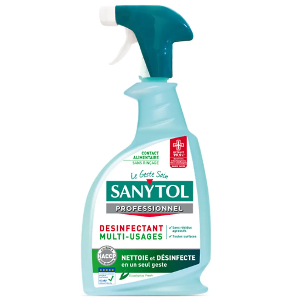 Désinfectant multi-usages eucalyptus Sanytol 0,75L