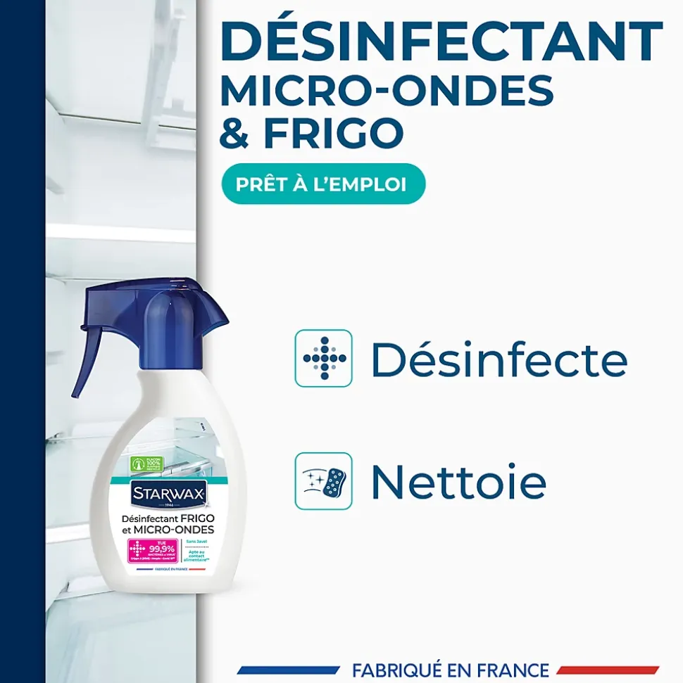 Désinfectant réfrigérateur micro-ondes Starwax 250ml