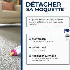 Détachant express tapis et moquette Starwax 250ml