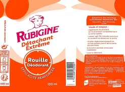 Détachant extrême anti-rouille Rubigine 100ml