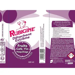 Détachant extrême fruits, café, vin Rubigine 100ml