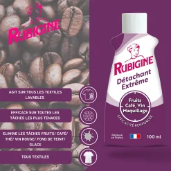 Détachant extrême fruits, café, vin Rubigine 100ml