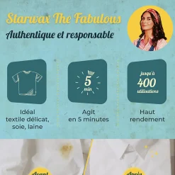 Détachant textile fiel de bœuf Starwax The fabulous 500ml