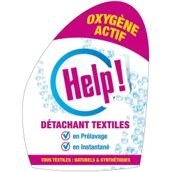 Détachant textiles oxygène actif Help Gerlon 500ml