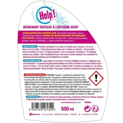 Détachant textiles oxygène actif Help Gerlon 500ml