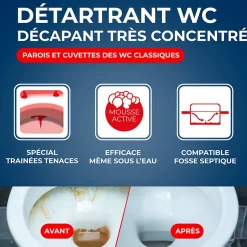 Détartrant en poudre sanitaire Starwax 1 kg