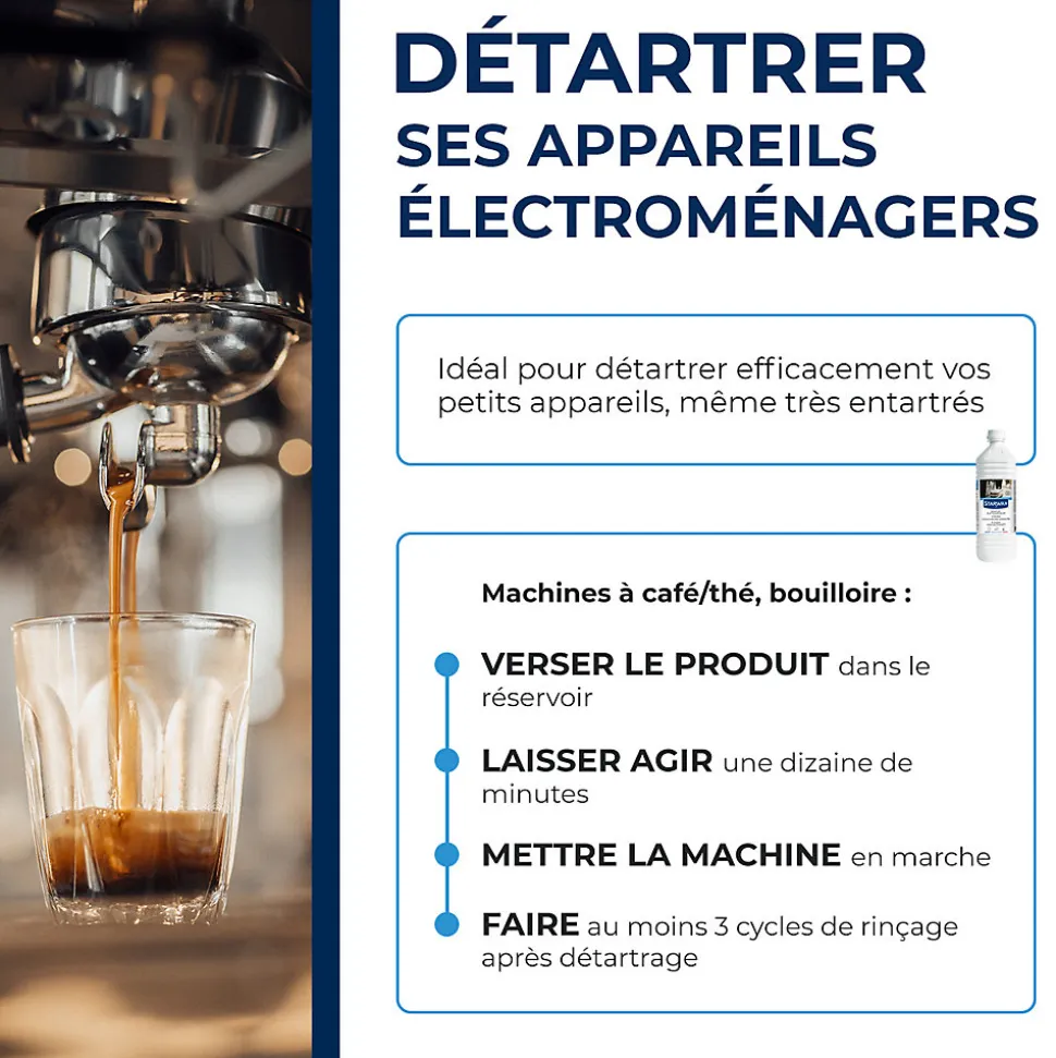 Détartrant électroménager Ecocert 1L Starwax