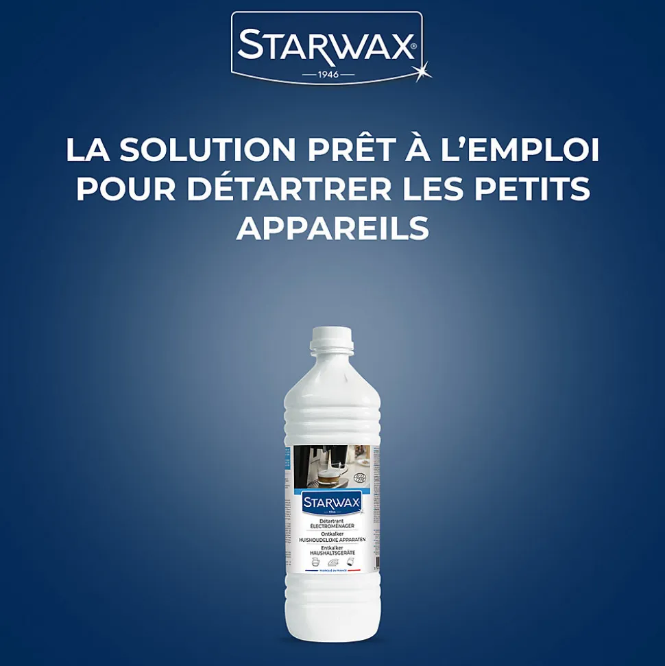 Détartrant électroménager Ecocert 1L Starwax