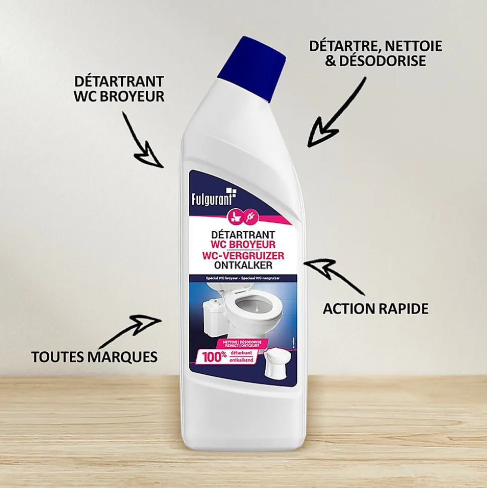 Détartrant sanitaire pour broyeur 1l