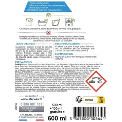 Détartrant surpuissant Starwax 500ml +20% gratuit