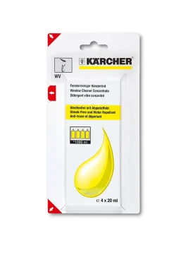 Détergent vitre concentré Karcher 4 x 20 ml