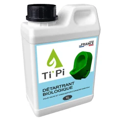Détratrant biologique universel 1 litre Ti'Pi - Multifonctions - Valve et canalisations - Pratique - Equipé d'un bouchon doseur