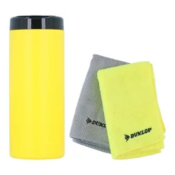 DUNLOP Chiffon Microfibre 35x40cm 300gsm - Nettoyage Humide & Sec, Lavable & Réutilisable, Haute Absorption, Entretien Auto