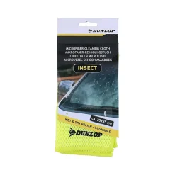 DUNLOP Chiffon Microfibre Anti-Insectes 35x35cm 290gsm - Lavable & Réutilisable, Nettoyage Efficace Pare-Brise & Carrosserie
