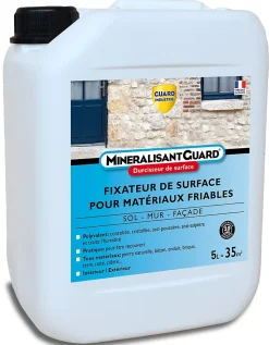 Durcisseur Guard Industrie MinéralisantGuard Pierre Enduit Plâtre Peinture Possible 5L Traite 35 m²