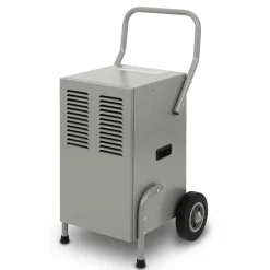 EBERTH Déshumidificateur d'air professionnel de chantier, capacité 50L / jour, réglable par pas de 1% de 20% à 90% RH