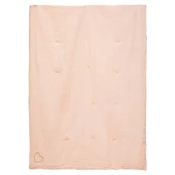 Edredon Lili en gaze de coton 100x140cm blanc - Atmosphera