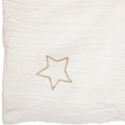 Edredon Lili en gaze de coton 100x140cm blanc - Atmosphera