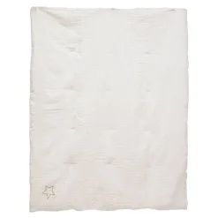 Edredon Lili en gaze de coton 100x140cm blanc - Atmosphera