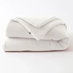 Edredon ou Bout de lit "Gaïa" toutes dimensions "Gaze de Coton" l'Effet Papillon - Gaia Chantilly - 180 x 240 cm