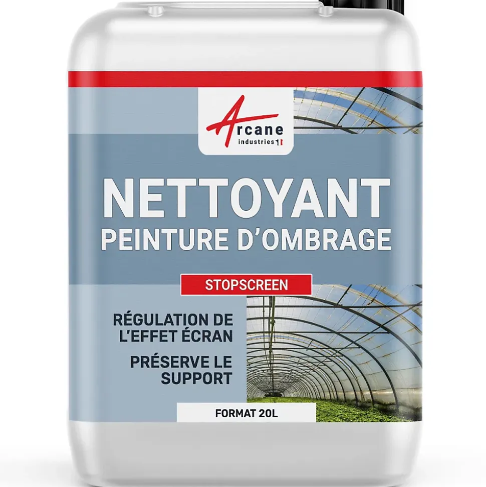 Elimination totale des peintures d'ombrage solution innovante - STOPSCREEN Liquide Transparent - 20 L - ARCANE INDUSTRIES