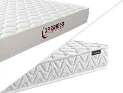 Ensemble 90 x 190 cm cadre à lattes + matelas mémoire de forme ép.15cm - PELOPS de YSMÉE