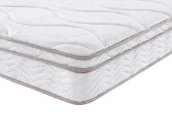 Ensemble 160 x 200 cm cadre à lattes + matelas ressorts 3 zones et mémoire de forme ép.20cm - WOLKENTANZ de YSMÉE