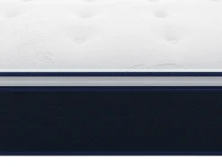 Ensemble 90 x 190 cm sommier + matelas ressorts ensachés et surmatelas intégré ép.24cm - ALTIER de YSMÉE