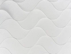 Ensemble 140 x 190 cm sommier coffre naturel clair + matelas ressorts ensachés 7 zones et mémoire de forme ép.24cm - MERISI de