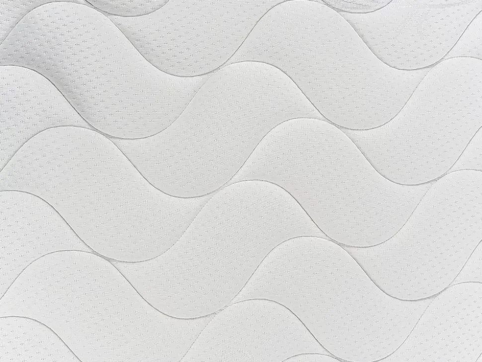 Ensemble 140 x 190 cm sommier coffre naturel clair + matelas ressorts ensachés 7 zones et mémoire de forme ép.24cm - MERISI de