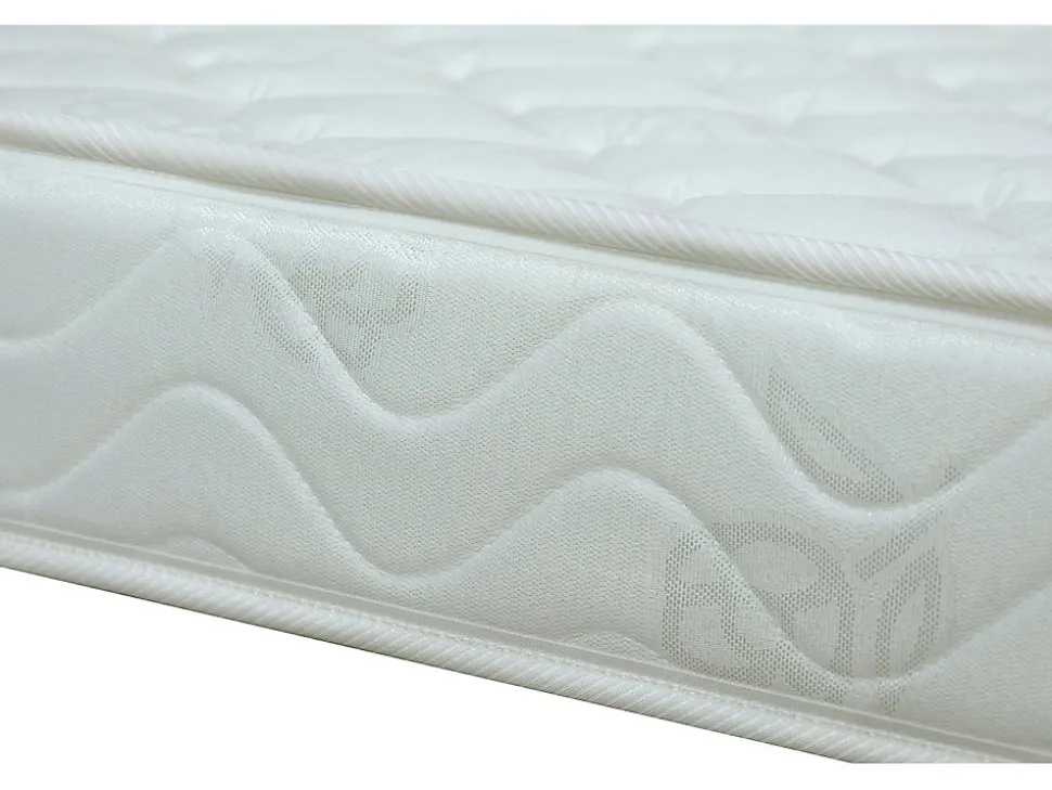 Ensemble 140 x 190 cm sommier coffre blanc + matelas mousse ép.15cm - ZEUS de YSMÉE