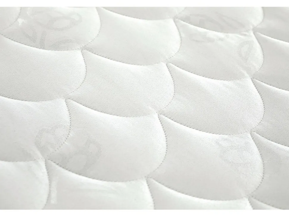 Ensemble 140 x 190 cm sommier coffre blanc + matelas mousse ép.15cm - ZEUS de YSMÉE