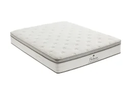 Ensemble 140 x 190 cm sommier coffre blanc + matelas ressorts ensachés 7 zones accueil TPE ép.28cm - ONEBIA de PALACIO