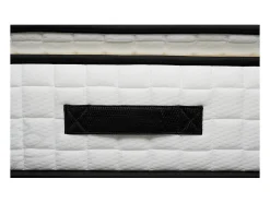 Ensemble 180 x 200 cm sommier coffre naturel clair + matelas mousse et coutil bambou ép.23cm - ADANA de NATUREA
