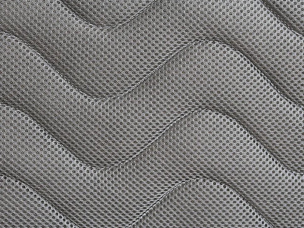 Ensemble 160 x 200 cm sommier coffre avec tiroir naturel clair + matelas mousse HD mémoire de forme et tissu 3D respirant ép.18cm