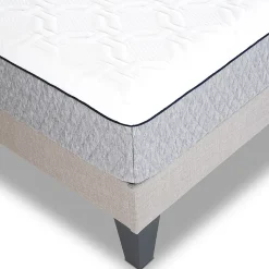 Ensemble Amboise 90x200 cm Matelas Mousse + Sommier Bois