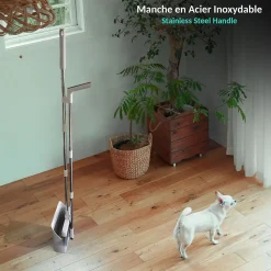 Ensemble balai 3 en 1 FISHTEC Pivotant 180 pelle peigne Intégré
