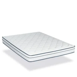 Ensemble Bartoldi 160x200 cm Matelas Ressorts ensachés + Sommier Bois