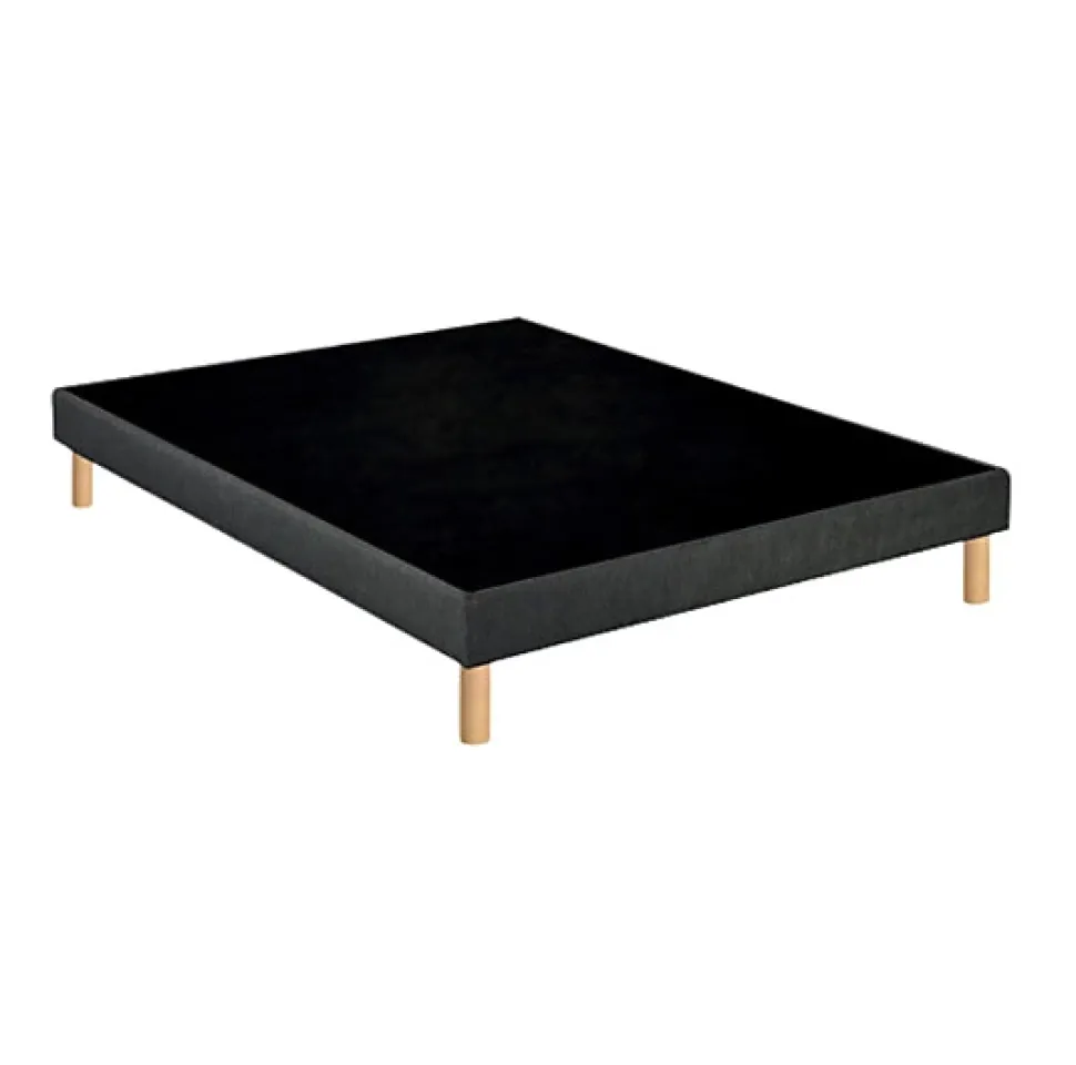 Ensemble Bultex BACK TO BASICS + Sommier POWER + pieds 90x190 Mousse