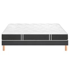 Ensemble Bultex ESSENTIAL + Sommier POWER + pieds 90x200 Mousse