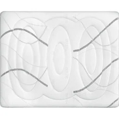 Ensemble Bultex ULTIMUM + Sommier confort ferme vigoroso deco + pieds 180x200 Jersey Gris foncé Mousse