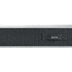 Ensemble Bultex ULTIMUM + Sommier confort ferme vigoroso deco + pieds 180x200 Jersey Gris foncé Mousse