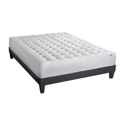 Ensemble Châtelet 180x200 cm Matelas Mousse + Sommier Bois