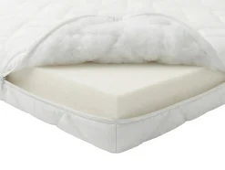 Ensemble complet boxspring tête de lit coutures verticales + sommiers relaxation électrique + matelas + surmatelas - 2 x 80 x 200